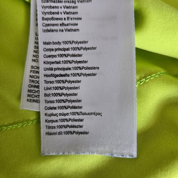 Pearl Izumi Select Neon Green Cycling Jersey Colorblock Half Zip Women Medium - Picture 10 of 11